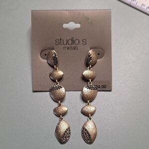 Studio S Gold Drop Earrings